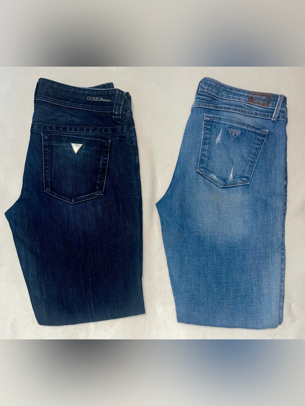 GUESS Denim Jeans Bundle- Dark Blue & Light Blue